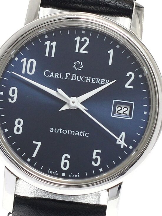 Carl F. Bucherer Adamavi for $1,894 for sale from a Trusted  CARL F.BUCHERER Adamavi 10319.08 Date Navy Dial Automatic Ladies Watch_922672